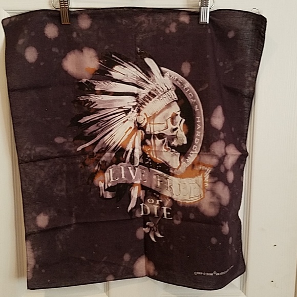GASOLINE GLAMOUR Other - Navy native hand dyed custom bandana 21" new GASOLINE GLAMOUR Other - Navy native hand dyed custom bandana 21" new